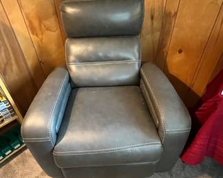 Leather Electric Recliner by Okin-MyHome
