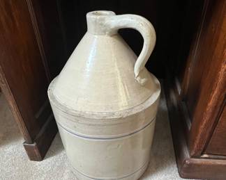 Vintage Stoneware Whiskey Jug