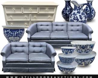 Brass cased bowls, Brighton jewelry, barstools, Christopher Radko ornaments, table saw, power tools, hand tools, crystal, Barbie Dolls, rugs, bench grinder, Marshall pottery, Windberg art, Bulova watch, and much more!