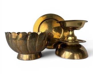 Brass Charger Plate Bowls