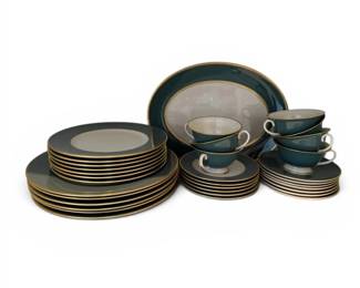 Franciscan China Plates, Teacups. Saucers