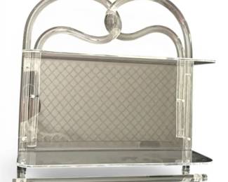 Lucite KnotShaped Wall Shelf