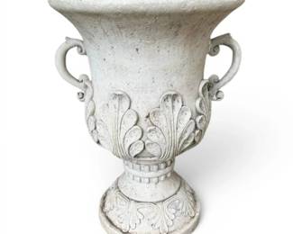 Large Plaster Planting Pot