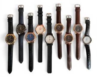 Brown Black Quartz Watches