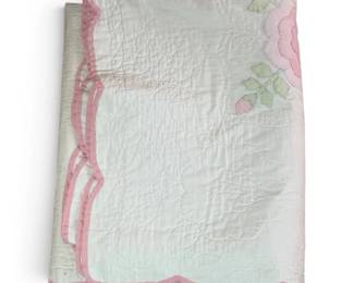 Pink Floral Quilt
