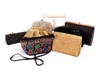 Vintage Black Gold Evening Bags