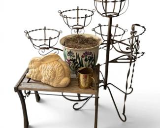 Metal Planter Stands, Outdoor Decor, More