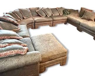 30 8Piece Large Sectional Sofa
