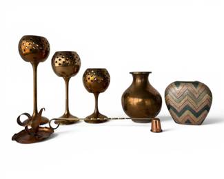 Brass Candle Holders More Decor