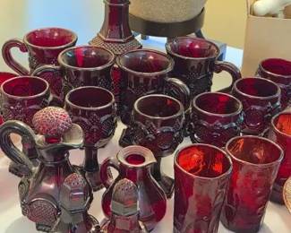 Ruby Red Glass