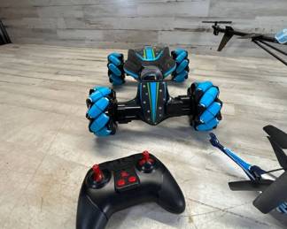 Lot #96 RC Toy Lot 3pc Extreme S-36 Helicopter Propel Mini Helicopter Stunt Car