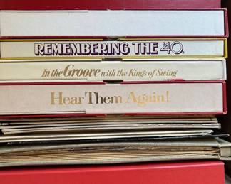 Lot #9 Vintage Vinyl LP Record Lot Big Band Swing 1940s Jazz Remembering 40s Box Sets