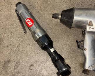 Lot #72 Central Pneumatic 1/2 Air Impact Wrench Item 95310 + CH Air Ratchet Lot