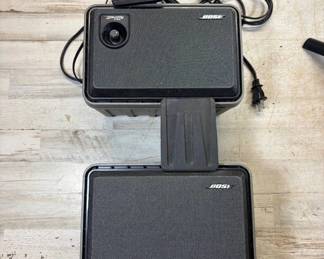 Lot #65 Bose Video Roommate Speaker System Black Powered Multimedia Speakers w/Cord