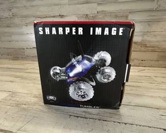 Lot #98 Sharper Image Thunder Tumbler RC 360 Rally Car Stunt Vehicle LED Lights