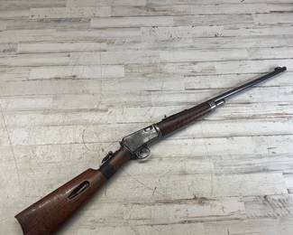 Lot #53 Antique Winchester Model 1902 .22 Automatic Semi Auto Rifle SN 13372 Early Production