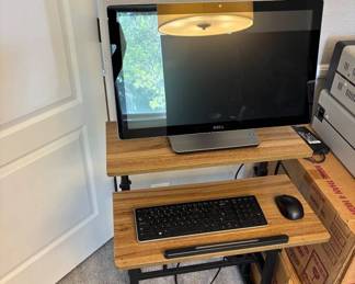 Lot #47 Dell All-in-One Desktop Computer 27" Touch Screen with Wireless Keyboard Mouse Stand