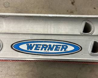 Lot #67 Werner Saf-T-Master D1124-2 Aluminum Extension Ladder 24 Ft Type III 200 Lb
