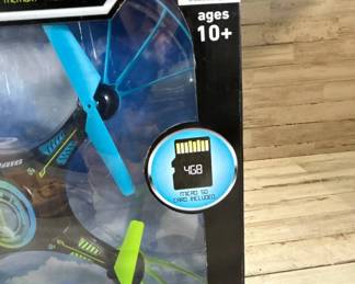 Lot #97 Sharper Image RC Sky Drone Rechargeable Camera Quadcopter 2.4GHz 4GB SD Card