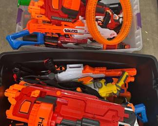 Lot #31 Nerf Blaster Lot 10+ Guns Mastodon Mega Ultra Zombie Strike Hasbro Collection