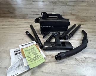 Lot #103 Oreck XL Compact Canister Vacuum BB Series Full Attachment Set & Bags