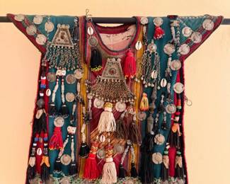 26 AntiqueTurkmenHandmadeTribalCeremonyDress