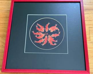 241 ChineseSuSilkEmbroidery12OrangeKoi