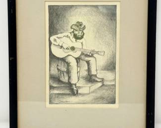 110 RegionalismFolkArtPencilDrawingbyAtherton