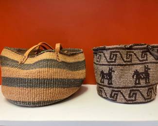 42 MochilaBucketDrawstringBagSisalMarketToteBag