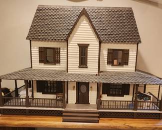 Hand Crafted One of Kind Doll House with Exquisite Detail
