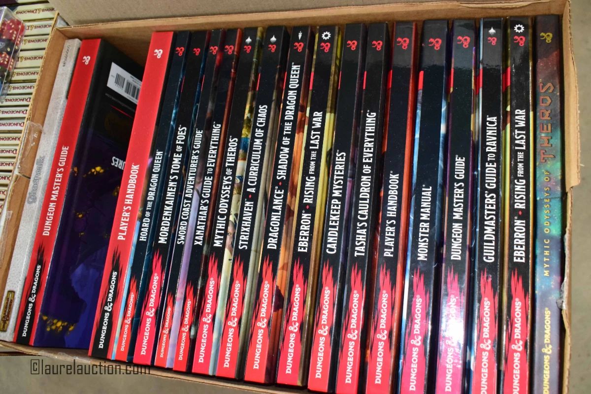 Collection of Dungeons and Dragons Role Playing Books