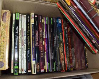 Collection of Dungeons and Dragons Role Playing Books