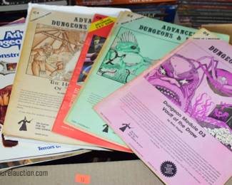 Collection of Dungeons and Dragons Role Playing Books