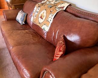 Leather Couch and Chair great condition