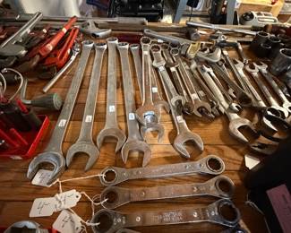 Large wrenches, sockets craftsman and Williams