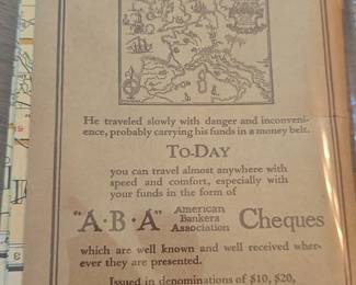 Bankers Trust Company A.B.A Cheques Advertisement