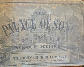 The Palace of Song Sheet Music by Geo. F. Root