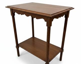 Antique Bobbin Turned Side Table