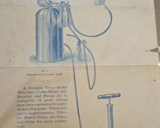 The Eureka Nebulizer No. Portable ThreeBottle