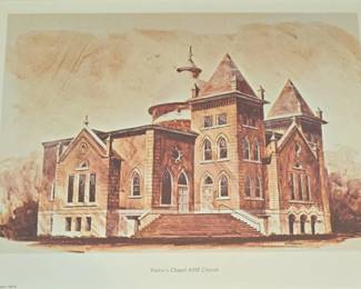 Visitors Chapel AME Church Print by Carl Williamson