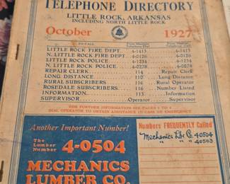Little Rock, Arkansas Telephone Directory  October
