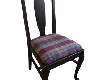 Queen Anne Style Mahogany Side Chair