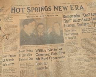 Hot Springs New Era Newspaper  January ,