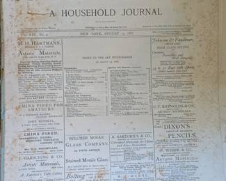 The Art Interchange A Household Journal, August ,
