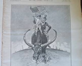 Harpers Weekly, January ,  Away Down East Philippine Islands Cover