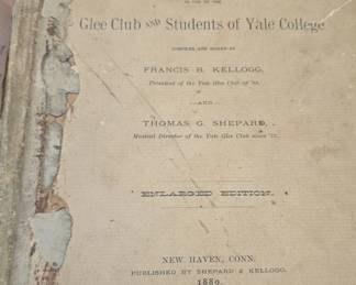 Yale Songs A Collection of Songs in Use by the Glee Club and Students of Yale College