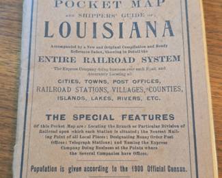 Rand, McNally  Co.s Indexed County and Township Pocket Map and Shippers Guide of Louisiana