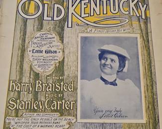 She Was Bred in Old Kentucky Sheet Music