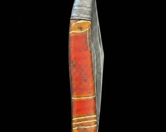 Vintage Hammer Brand Candy Stripe Toothpick Pocket Knife