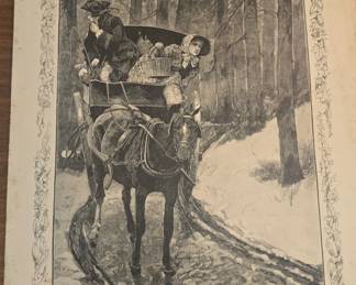 The Illustrated London News Christmas Number Print Lost Their Way by R. Caton Woodville